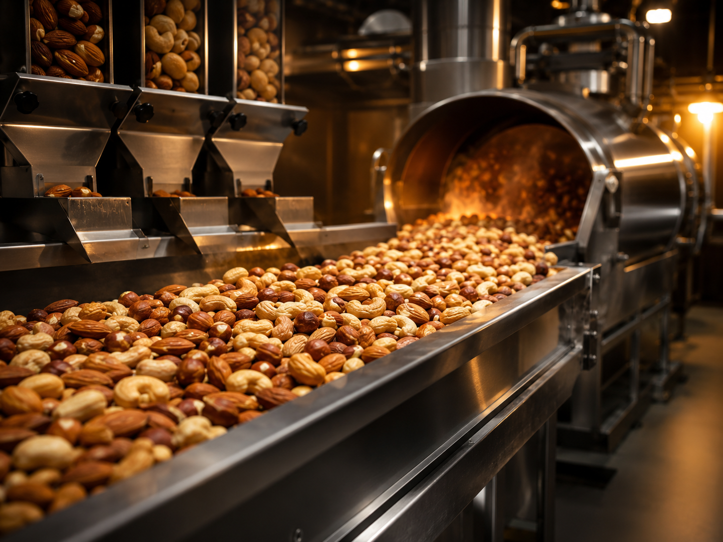 Selected ingredients entering the CrazyNuts process